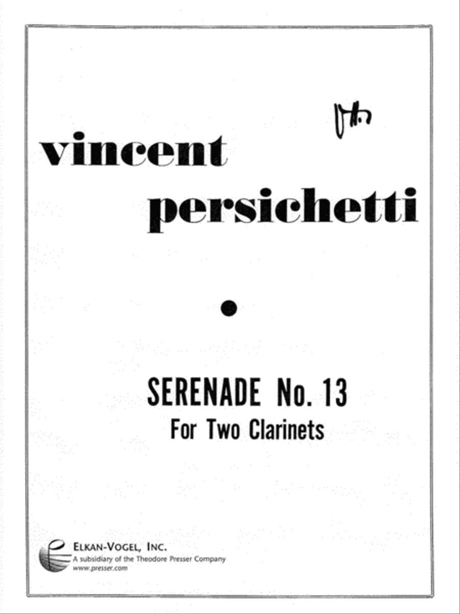 Serenade No. 13 Chamber Music scores gallery preview page 1