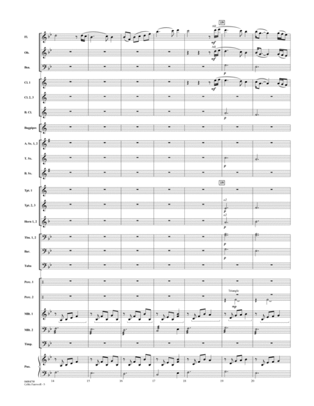 Celtic Farewell - Conductor Score (Full Score)