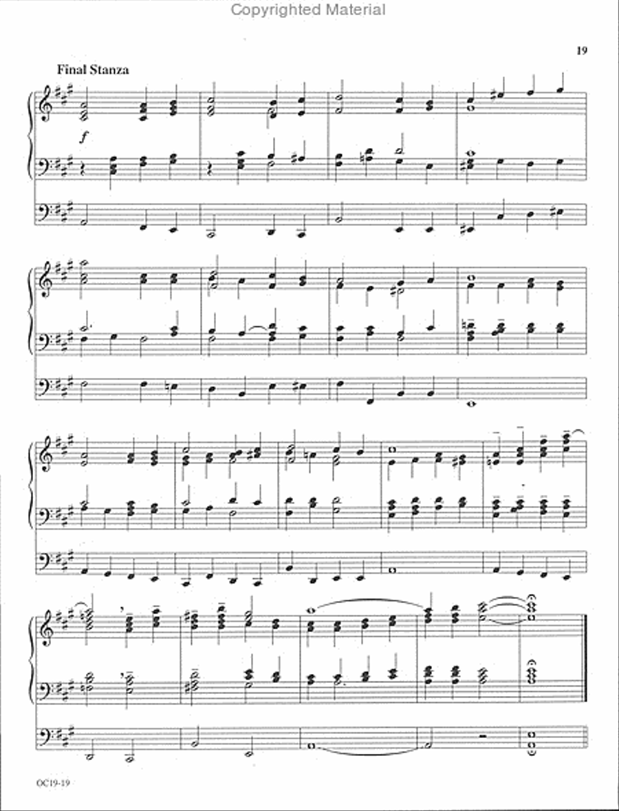 The Last Verse for Lent, Palm Sunday and Easter Organ scores gallery preview page 5