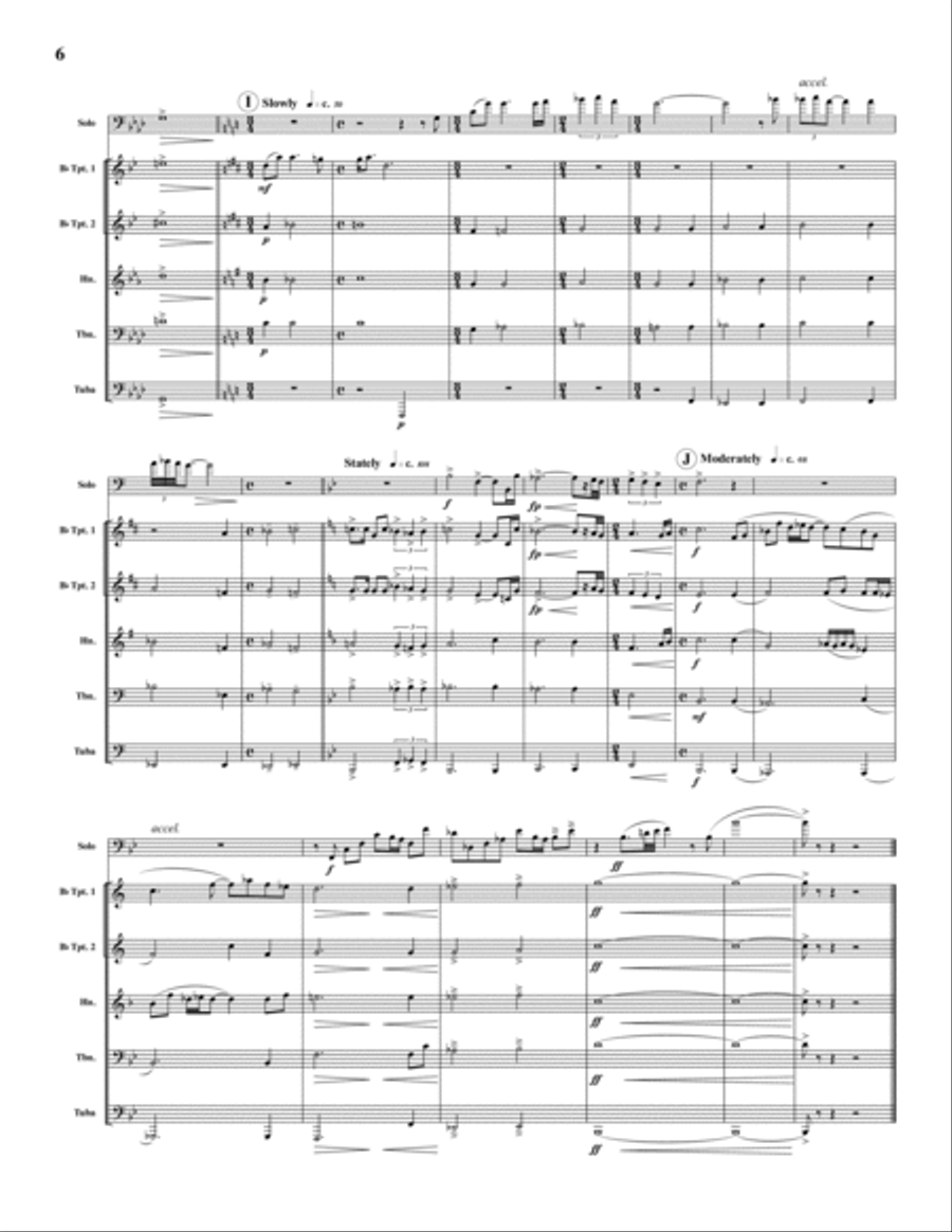 Tornado Brass Quintet scores gallery preview page 6