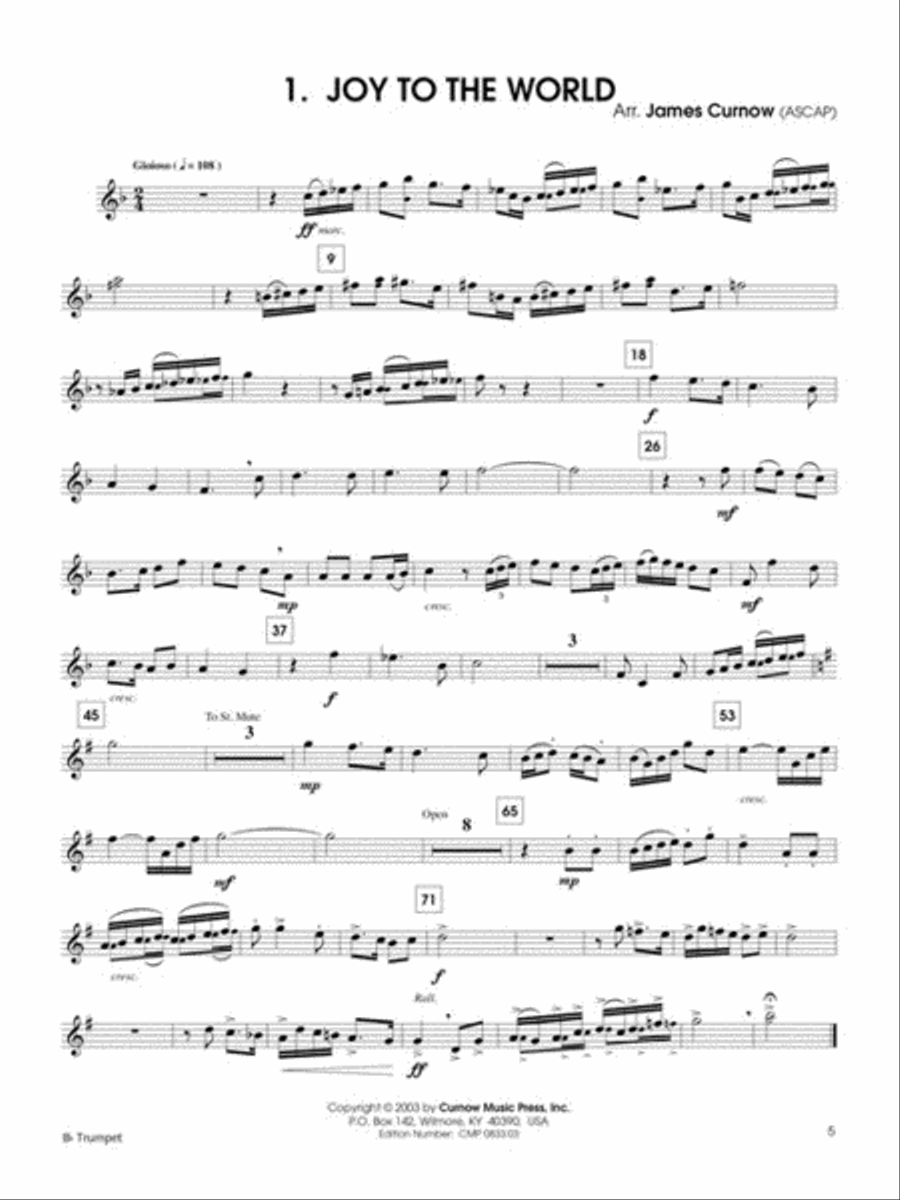 Great Carols Great Carols B-Flat Trumpet scores gallery preview page 4