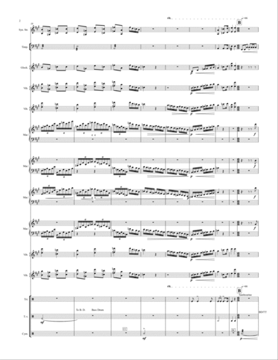 Kennst du das Land? Kennst du das Land? Percussion Ensemble scores gallery preview page 2