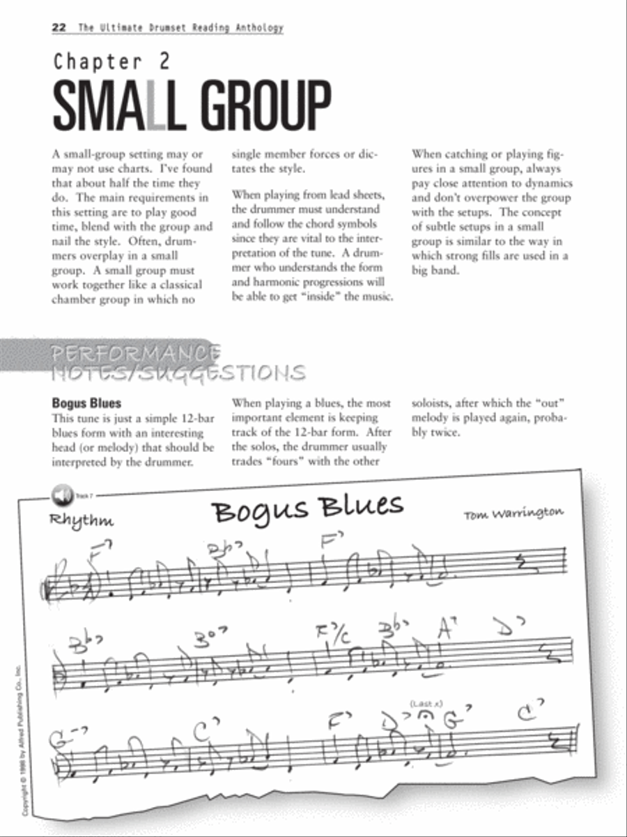 The Ultimate Drumset Reading Anthology Drum Set scores gallery preview page 4
