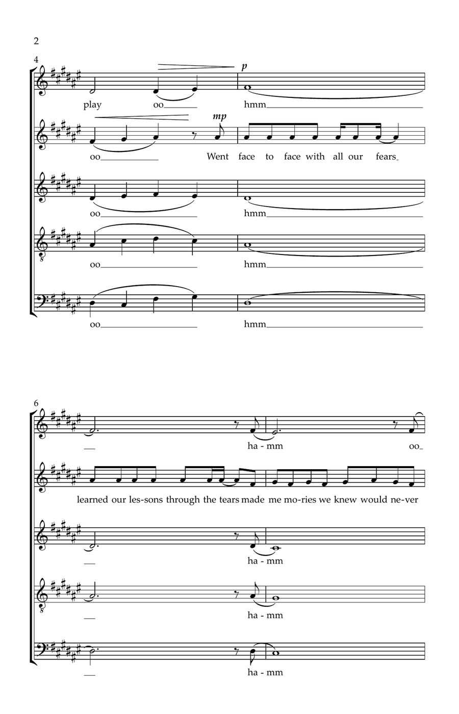 The Nights The Nights Divisi scores gallery preview page 2