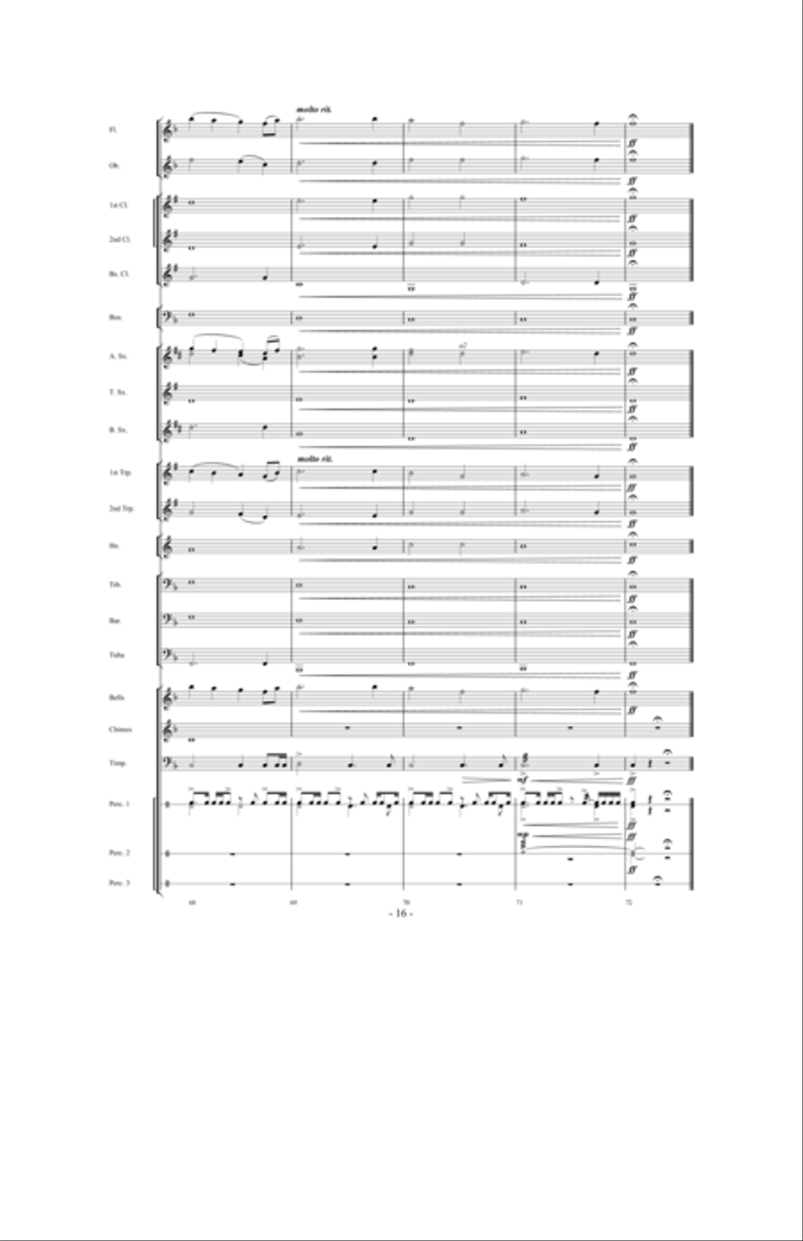 The Black Eagles Concert Band scores gallery preview page 15