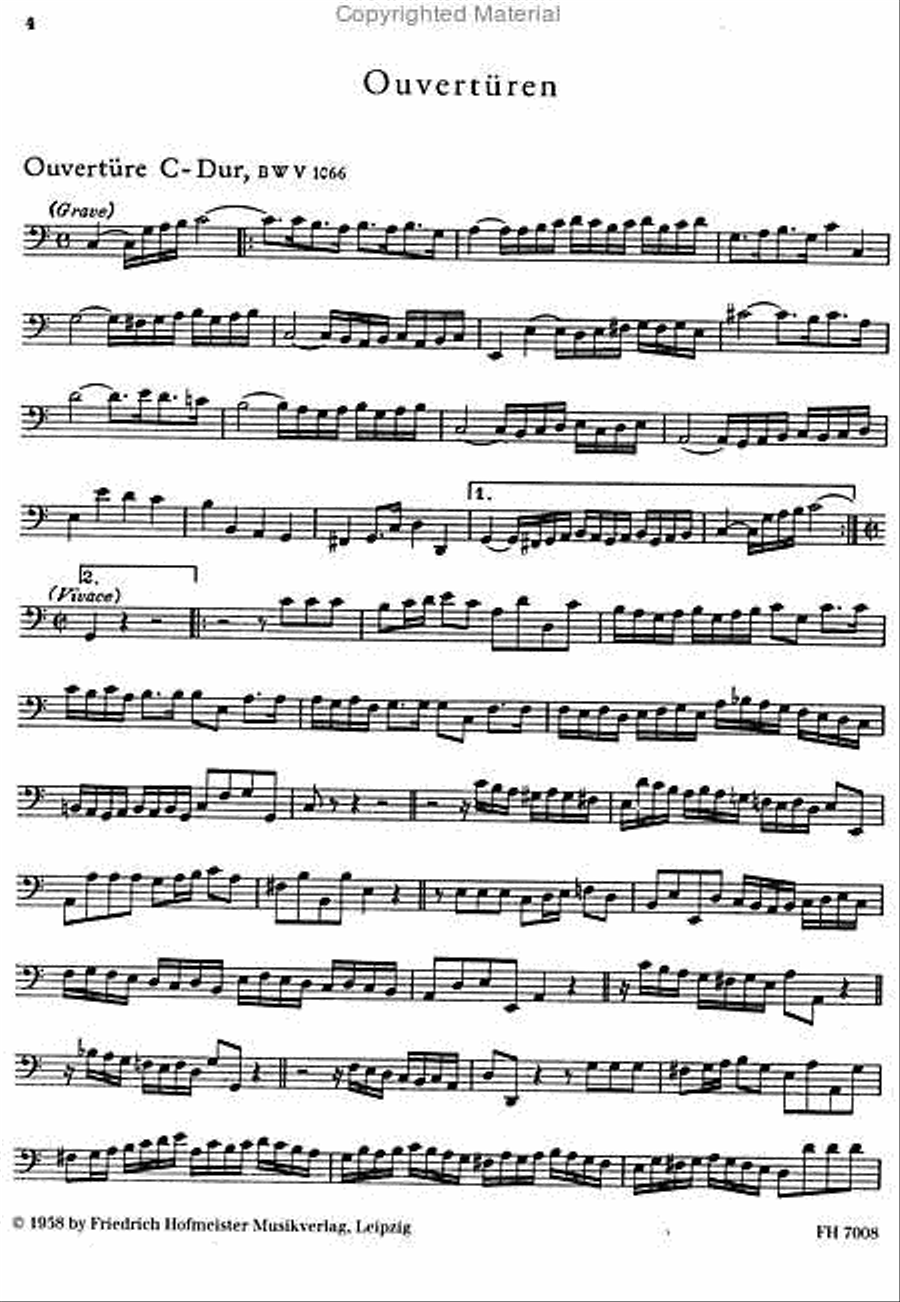 Bach-Studien für tiefe Instrumente (Violoncello, Kontrabass, Fagott) Bassoon scores gallery preview page 2