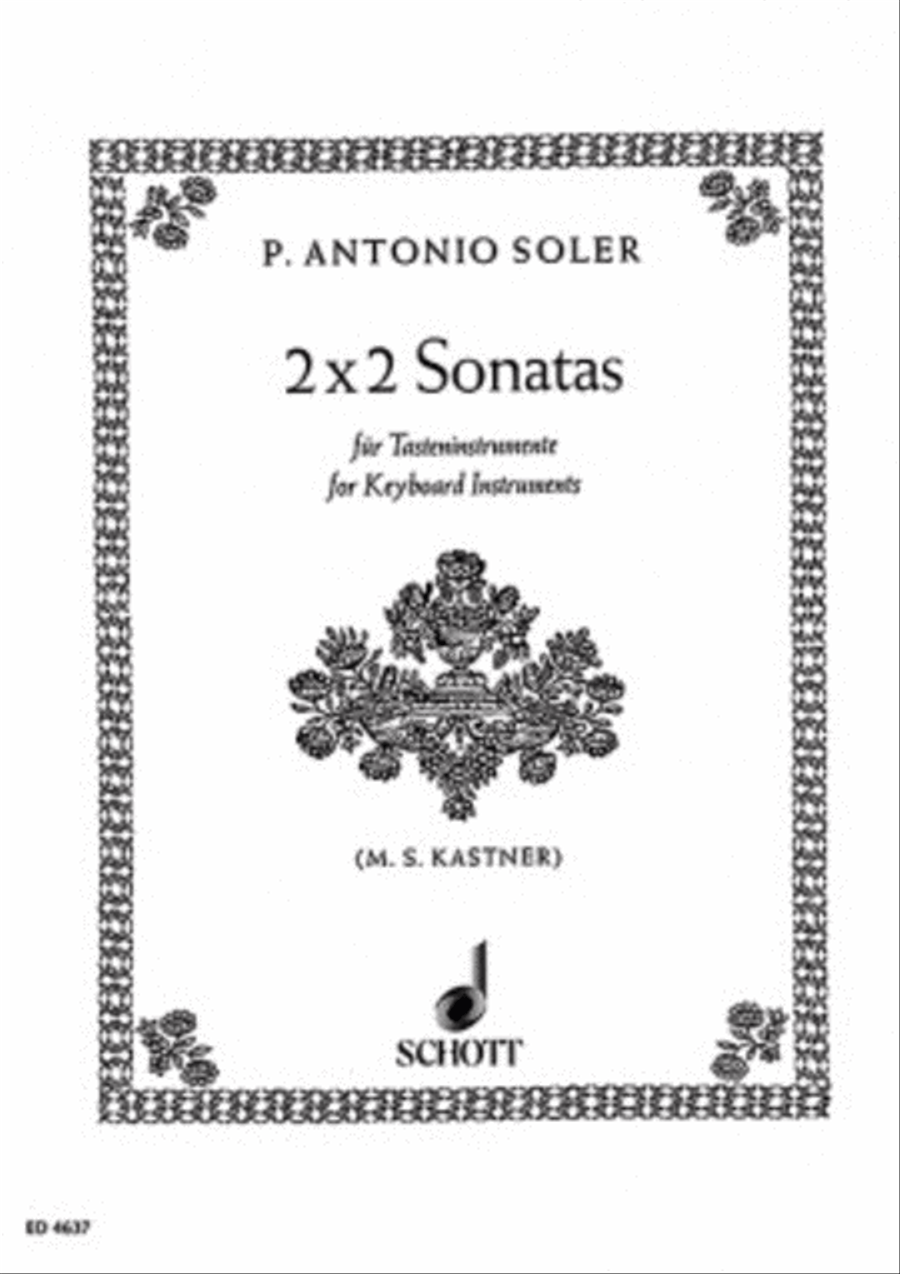 2 X 2 Sonatas 2 X 2 Sonatas Piano scores gallery preview page 1