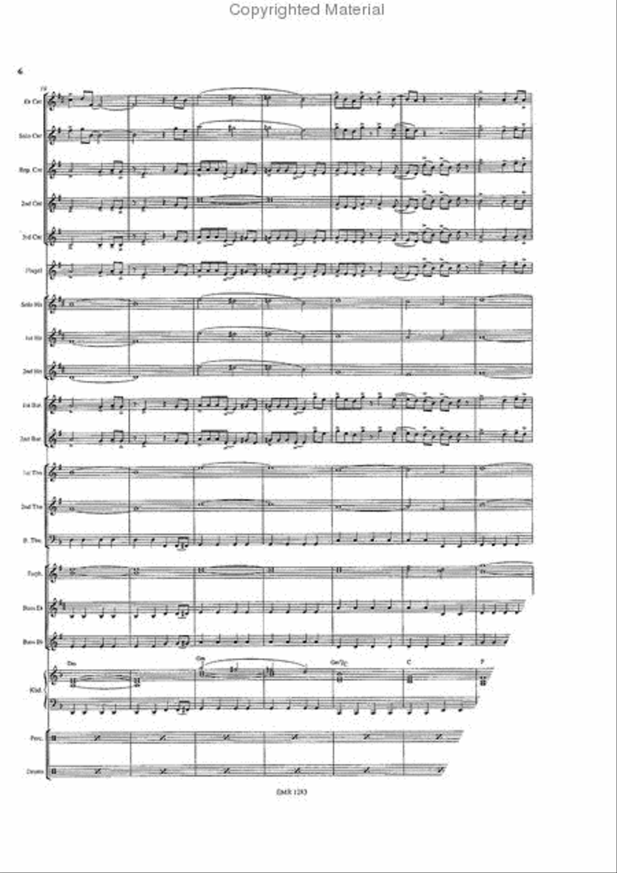 Y.M.C.A. Brass Band scores gallery preview page 6
