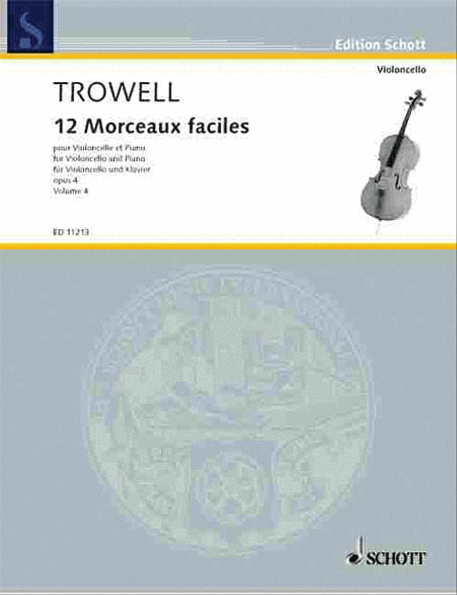 12 Easy Pieces, Op. 4 Piano Accompaniment scores gallery preview page 1