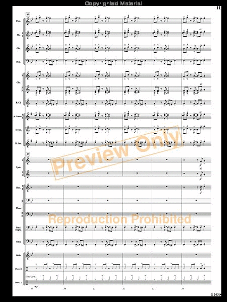 Trombone Tiger Rag Trombone Tiger Rag Concert Band scores gallery preview page 10