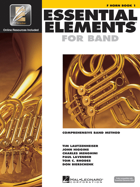 Essential Elements for Band - F Horn Book 1 with EEi