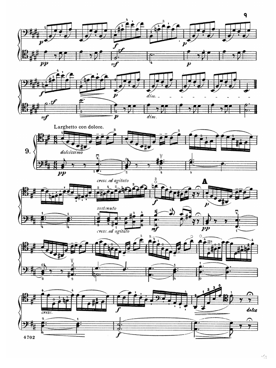 Franchomme: Twelve Caprices for Two Cellos, Op. 7 (Book II Score & Parts)