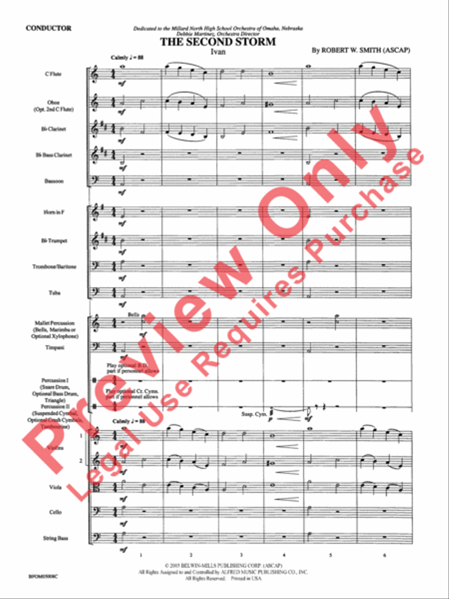 The Second Storm (Ivan) The Second Storm (Ivan) Full Orchestra scores gallery preview page 4