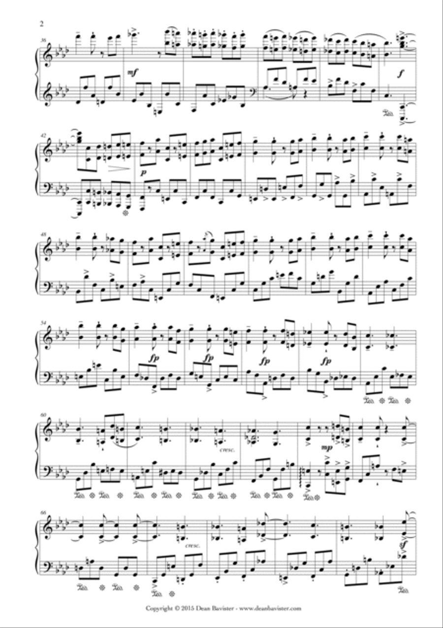 Tarantella for Piano (Opus 24) Piano Solo scores gallery preview page 3