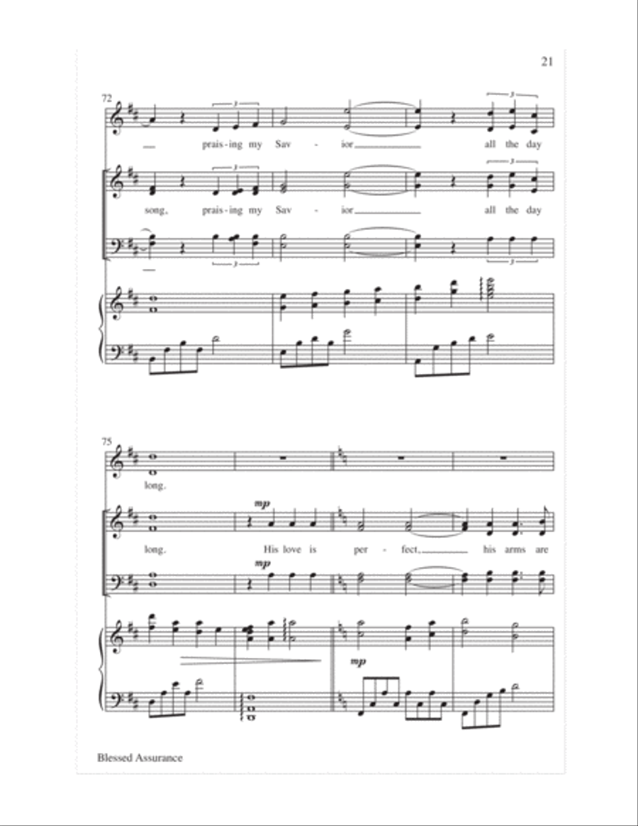 Let the Children Sing 4-Part scores gallery preview page 23