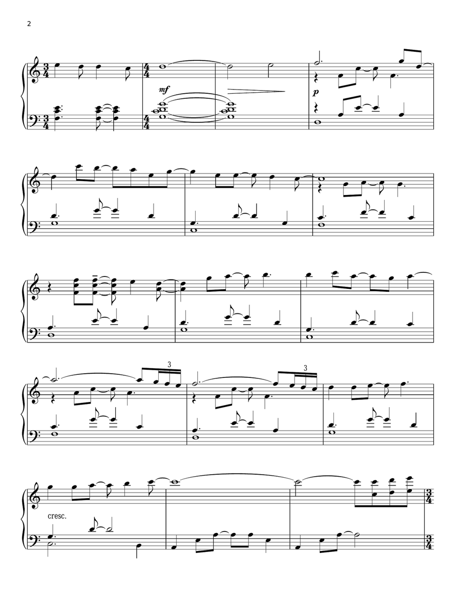 Love Song Love Song Piano Solo scores gallery preview page 2