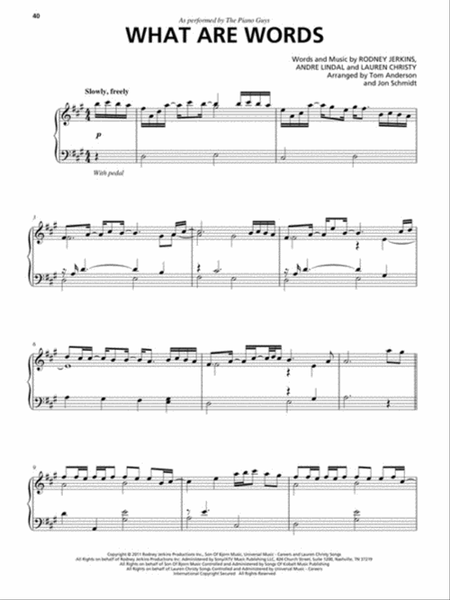 The Piano Guys – Covers Piano Solo scores gallery preview page 6