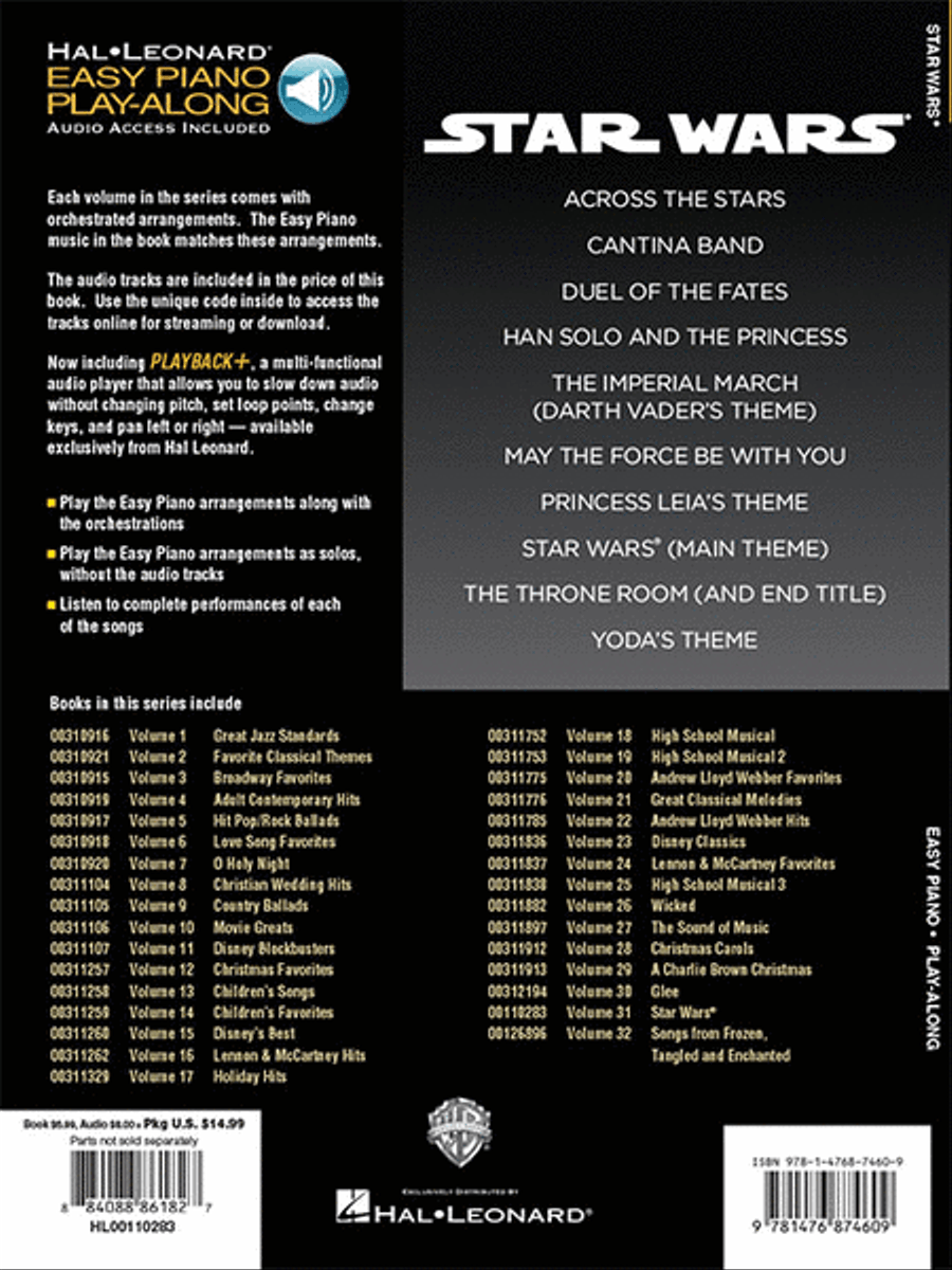 Star Wars Easy Piano scores gallery preview page 7