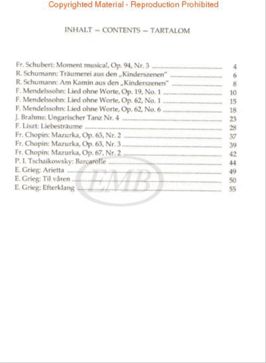 The High Romantic Era Clarinet Solo scores gallery preview page 2