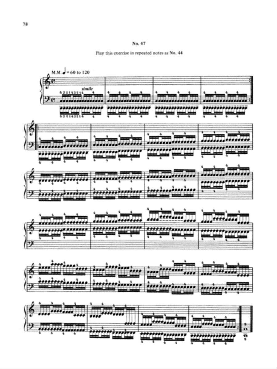 Hanon: The Virtuoso Pianist (Complete) Piano Solo scores gallery preview page 1
