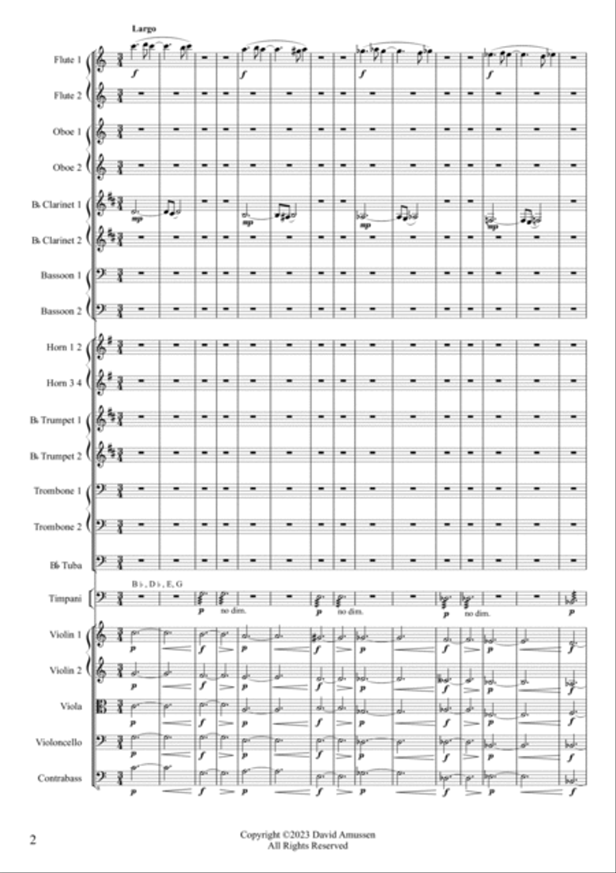 Longing (2023) Longing (2023) Full Orchestra scores gallery preview page 2