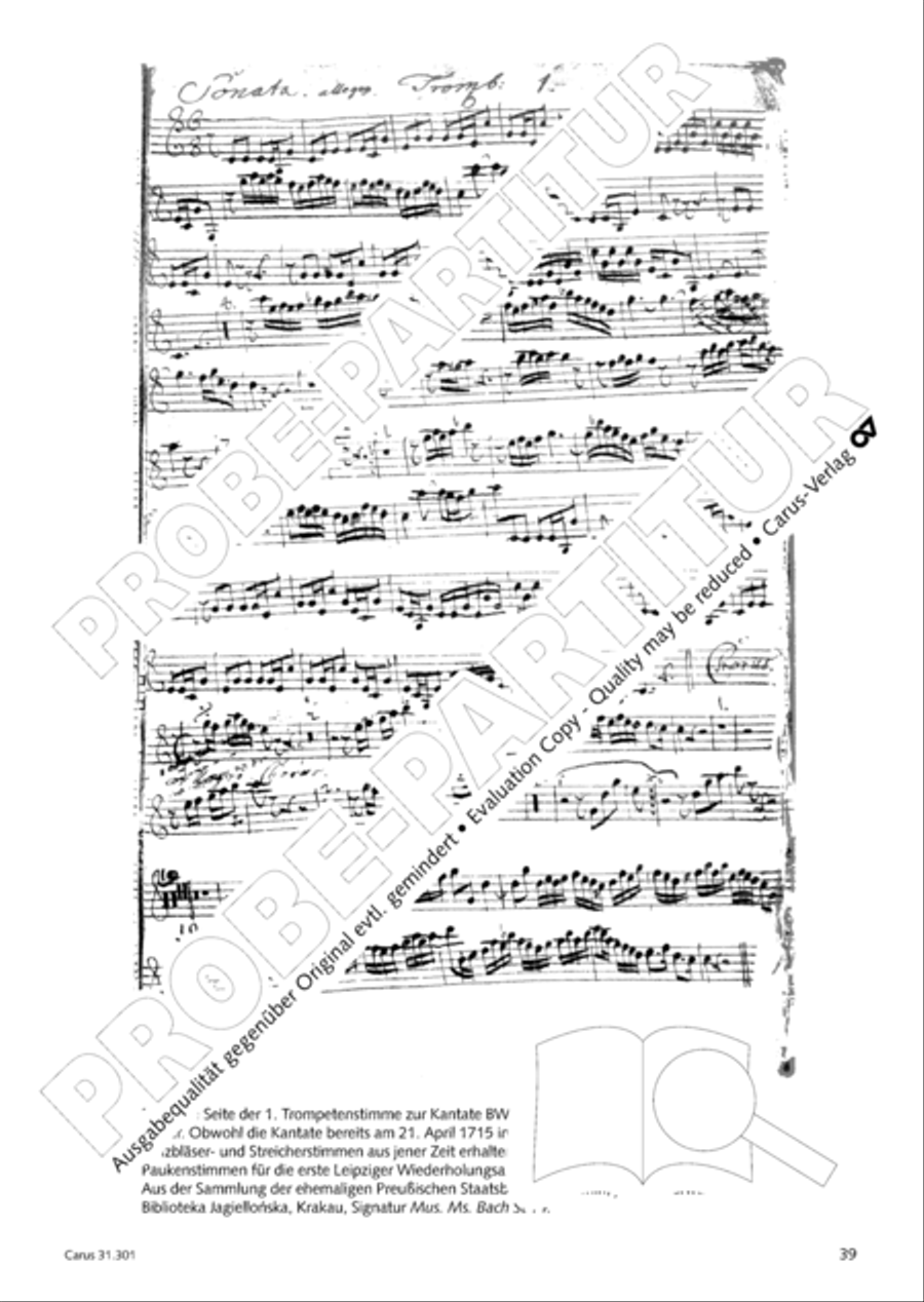 Bach for Brass 1: Cantatas I Voice scores gallery preview page 48
