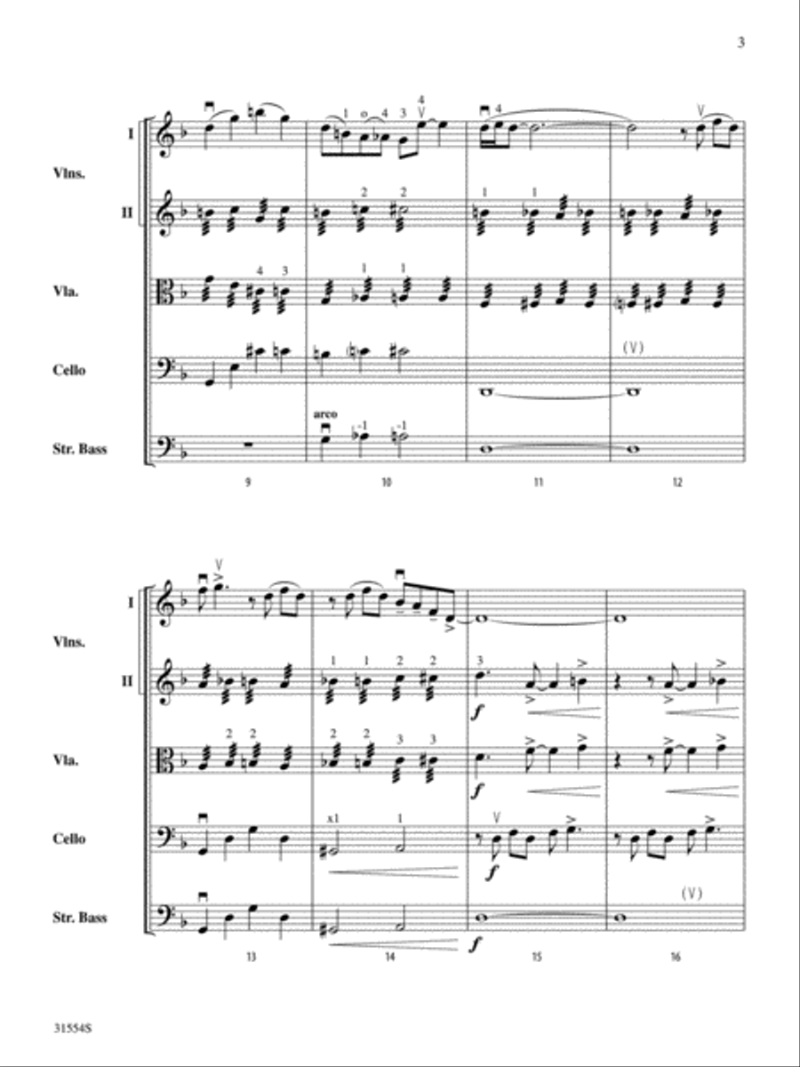 Prelude II String Orchestra scores gallery preview page 3