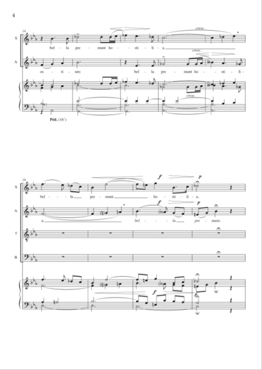 O salutaris O salutaris 4-Part scores gallery preview page 3