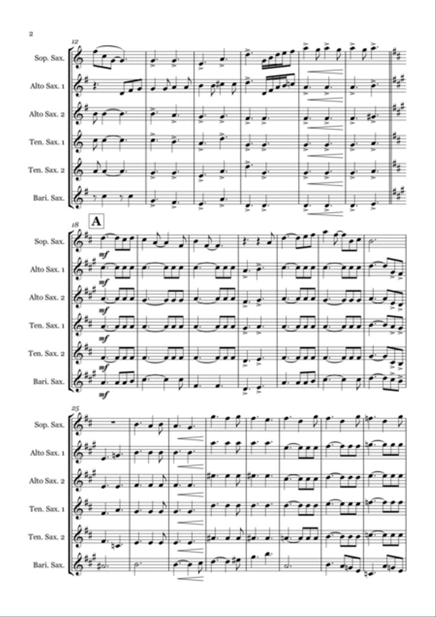 We Are The Champions We Are The Champions Woodwind Ensemble scores gallery preview page 2