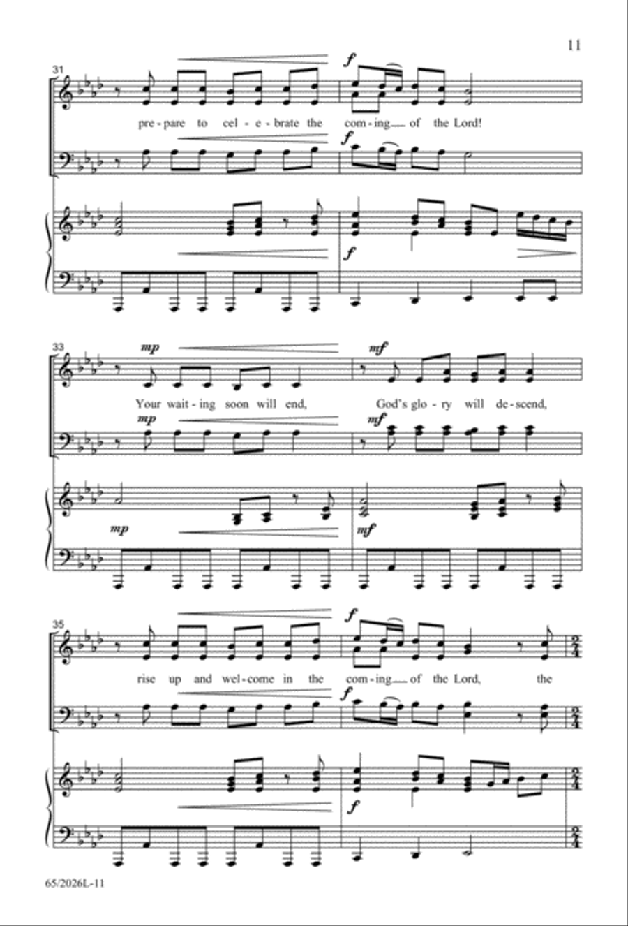 Night of the Father's Love 4-Part scores gallery preview page 12