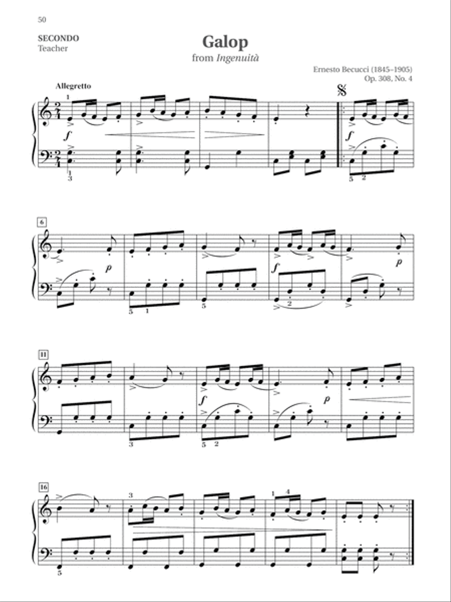 Easy Classical Piano Duets for Teacher and Student, Book 2 Small Ensemble scores gallery preview page 10