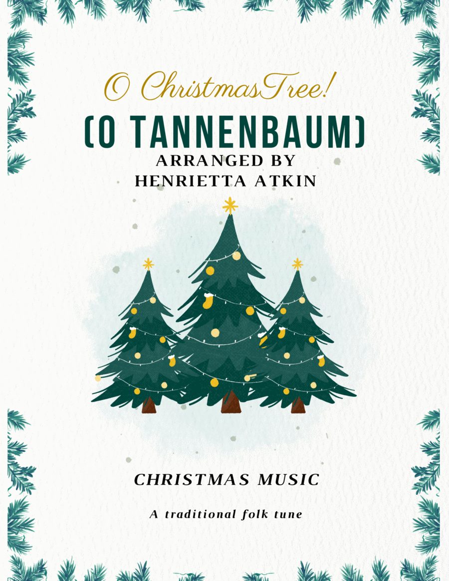 O Christmas Tree! (O Tannenbaum!) Piano Solo scores gallery preview page 1