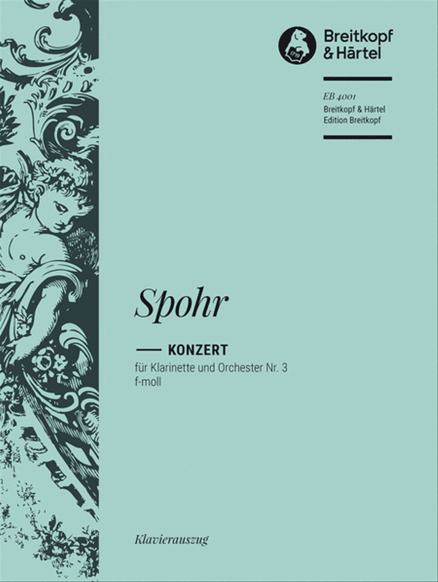 Clarinet Concerto No. 3 in F minor Clarinet Solo scores gallery preview page 1