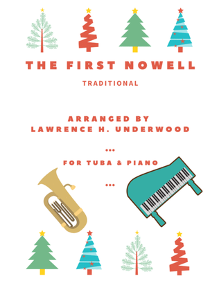 Book cover for The First Nowell for Solo Tuba