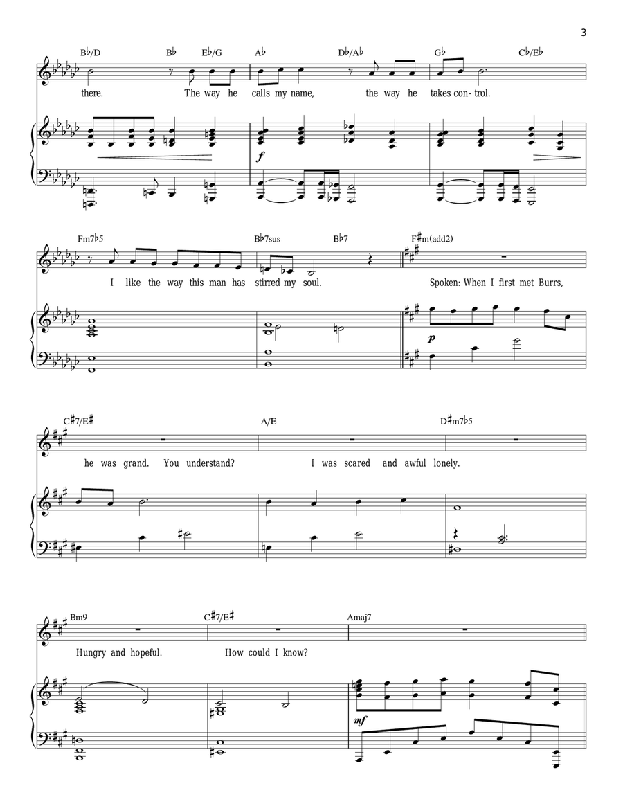 Maybe I Like It This Way Piano, Vocal scores gallery preview page 3