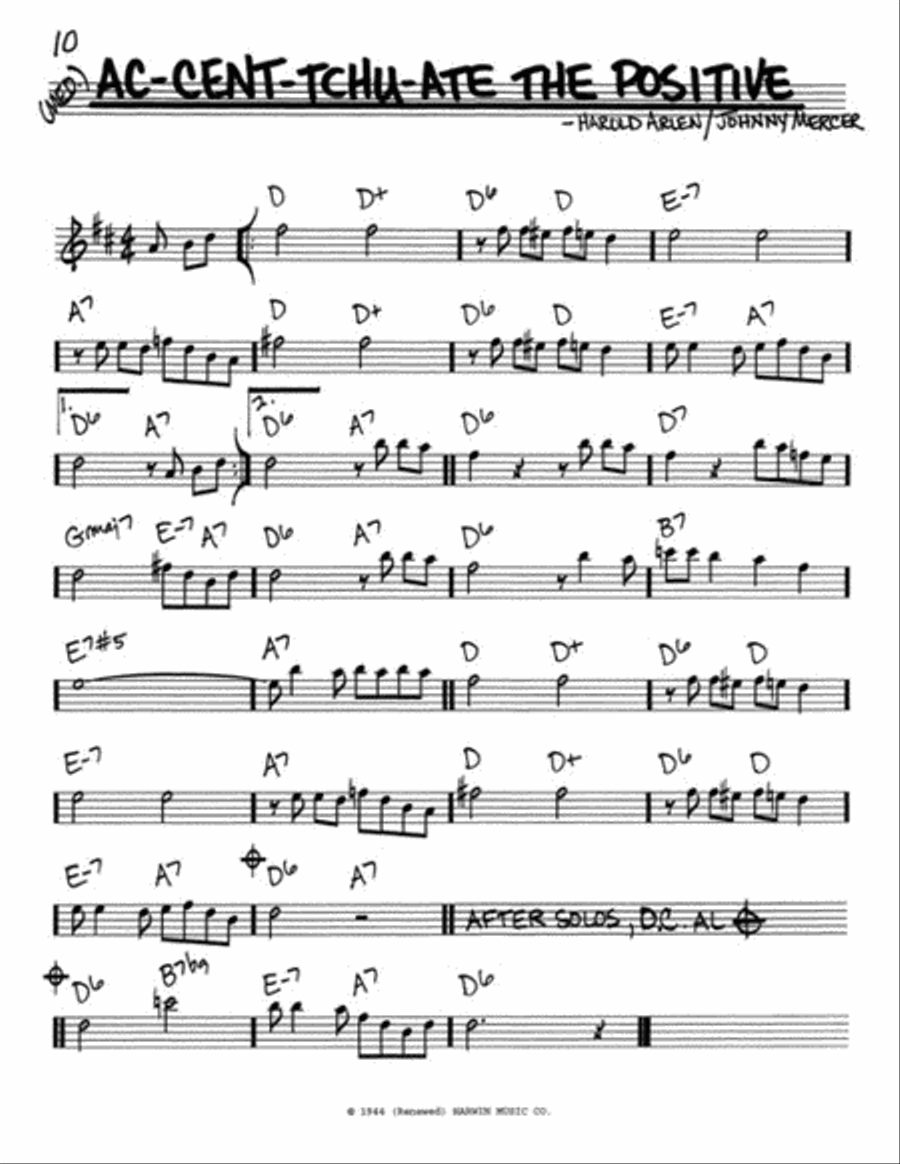 The Real Book – Volume III E-Flat Instrument scores gallery preview page 9