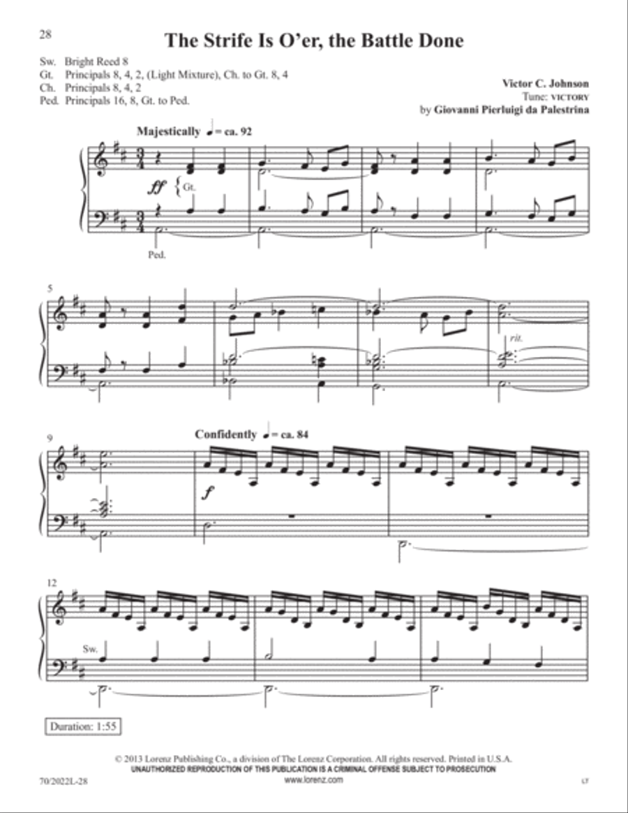Easy Organ Library, Vol. 61 Organ Solo scores gallery preview page 12