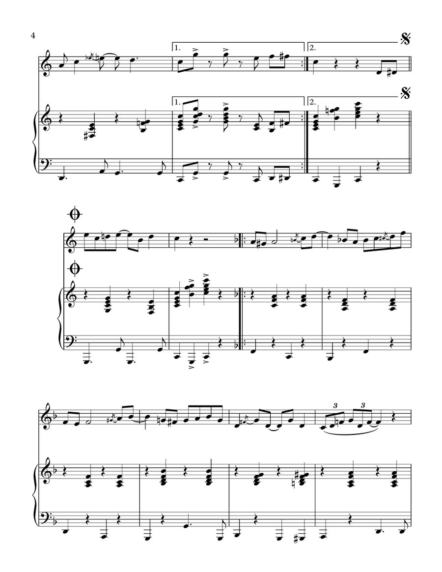 The Entertainer Flute Solo scores gallery preview page 5