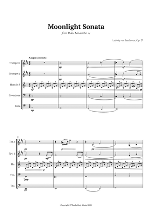Moonlight Sonata by Beethoven for Brass Quintet