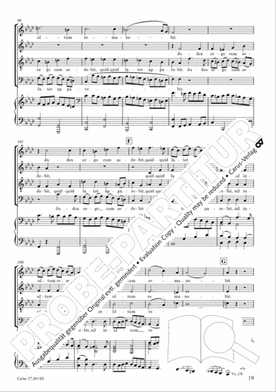 Requiem in F minor Requiem in F minor 4-Part scores gallery preview page 24