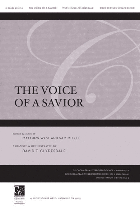 The Voice Of A Savior - Cd Choral Trax