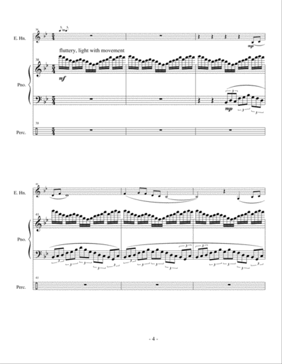 Cherry Blossom Overture English Horn scores gallery preview page 4