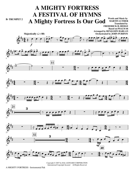 A Mighty Fortress - A Festival of Hymns - Bb Trumpet 2