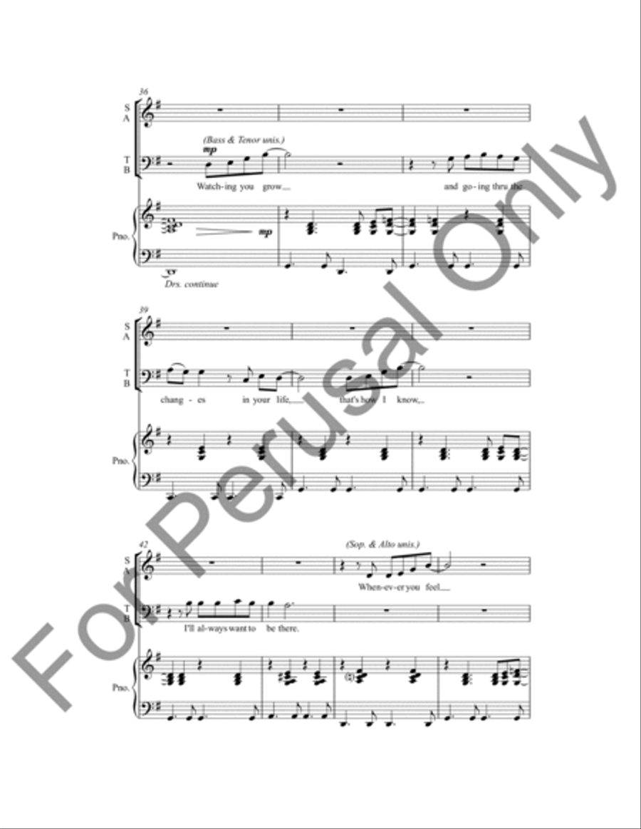 Let Me Be There Let Me Be There 4-Part scores gallery preview page 6
