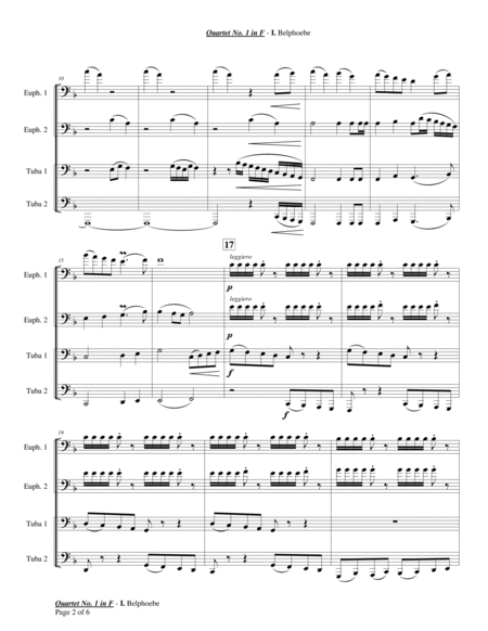 Quartet in F for Tuba-Euphonium Quartet image number null
