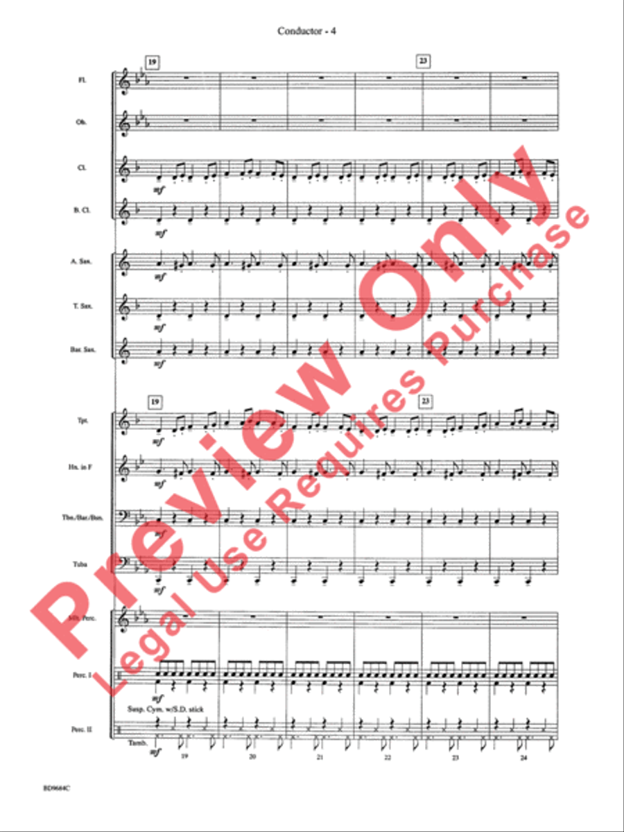 Dance of the Reed Flutes Dance of the Reed Flutes Concert Band scores gallery preview page 7