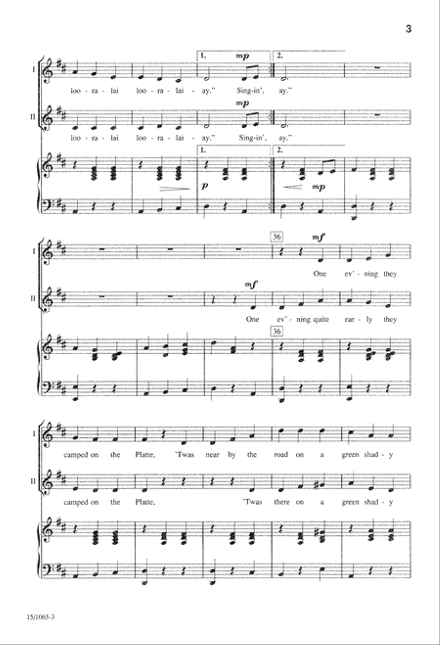 Americans West 2-Part scores gallery preview page 3