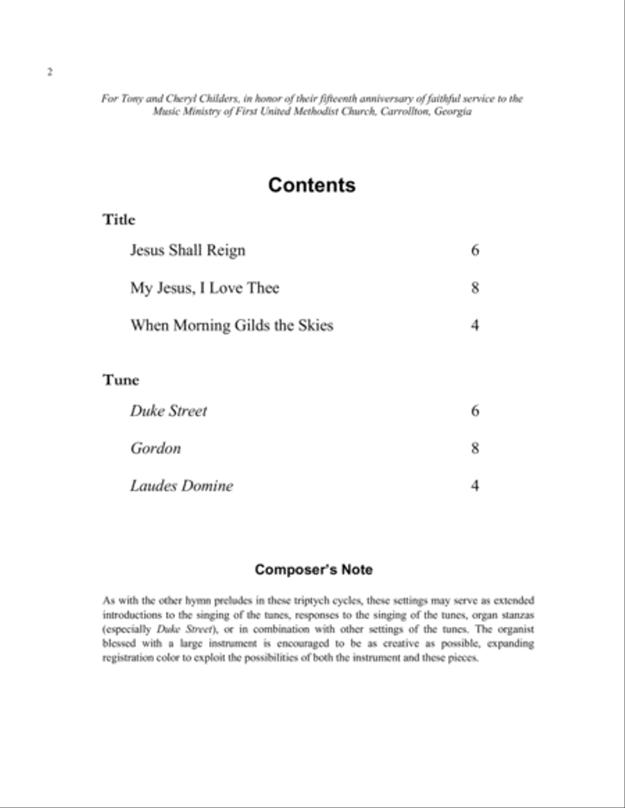 Three About Jesus: A Triptych Organ scores gallery preview page 2