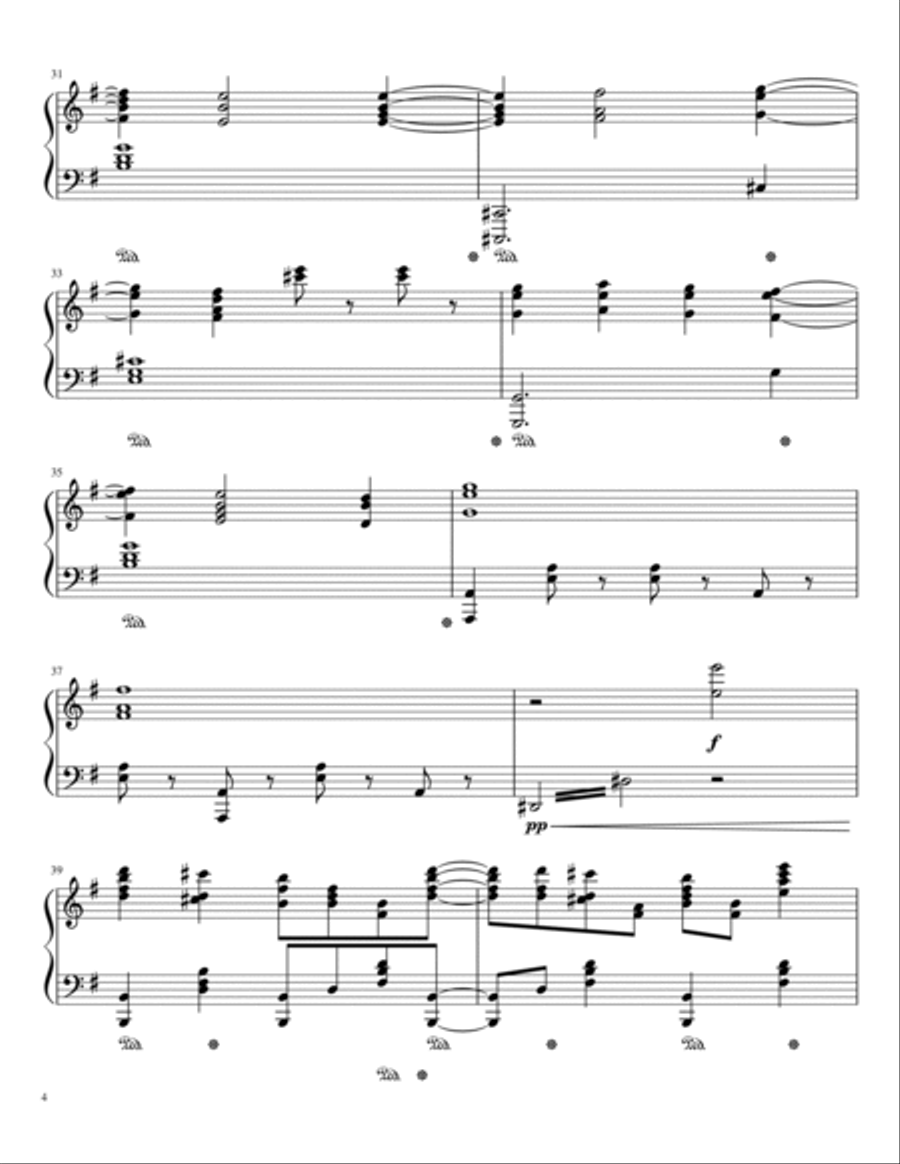 Black Catcher Black Catcher Piano Solo scores gallery preview page 4