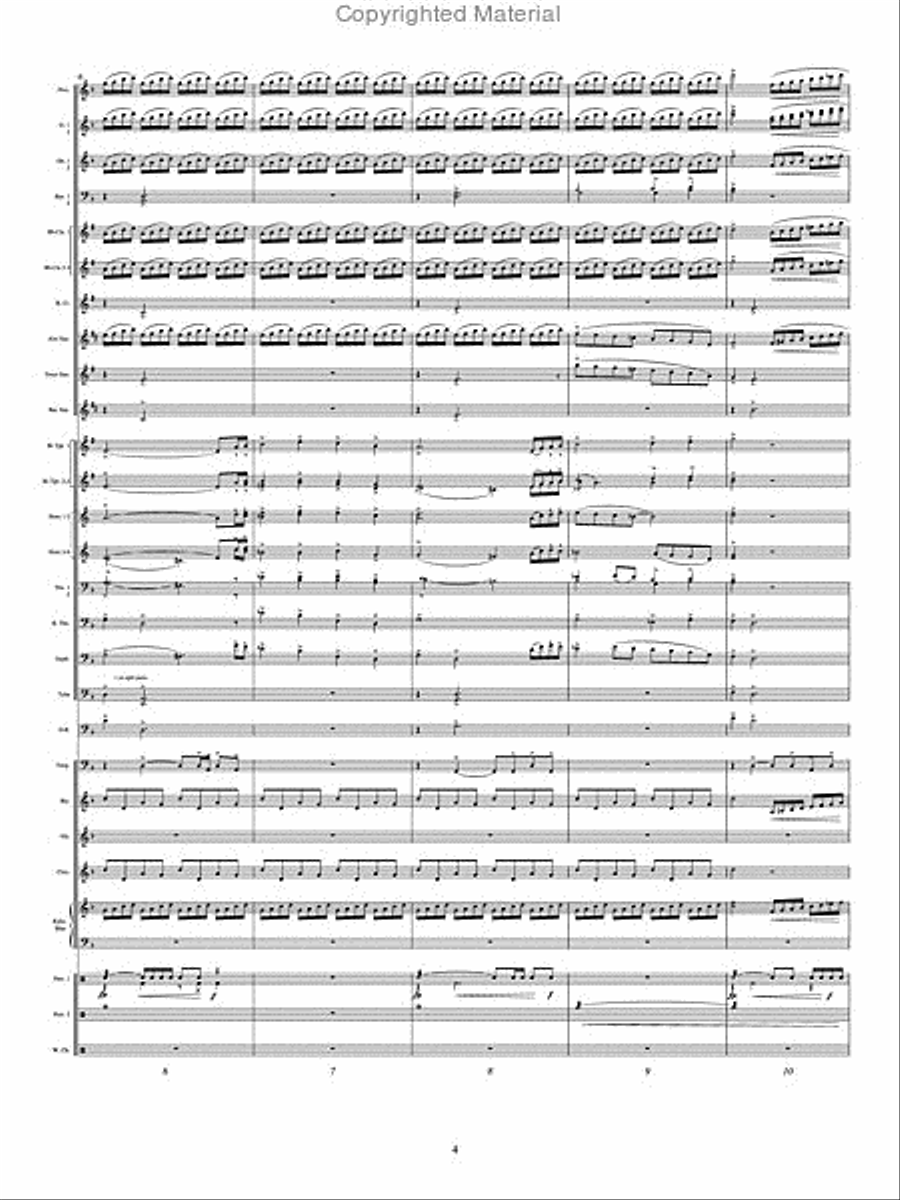 Heaven's Miracle Heaven's Miracle Concert Band scores gallery preview page 3